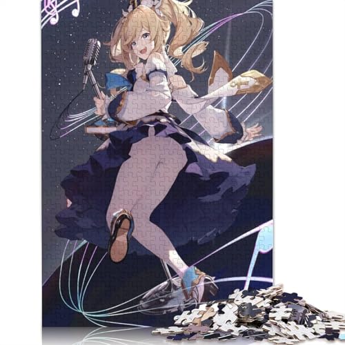Puzzle mit 1000 Teilen Genshin Impact-Puzzle für Erwachsene Holzpuzzle gutes Geschenk für Erwachsene und Kinder 1000 Teile (75 x 50 cm) von wuzihanptpt