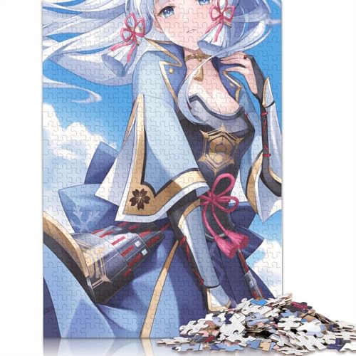Puzzle mit 1000 Teilen Genshin Impact-Puzzle für Erwachsene Papierpuzzle anspruchsvolles Spiel 1000 Teile (38 x 26 cm) von wuzihanptpt