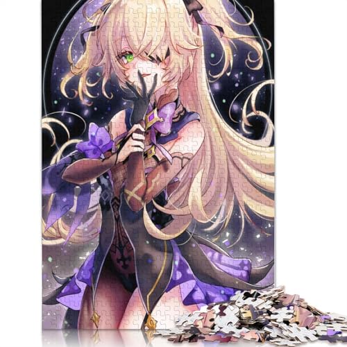 Puzzle mit 1000 Teilen Lernspiele Genshin Impact Puzzle Holzpuzzle Familienunterhaltungsspielzeug 1000 Teile (75 x 50 cm) von wuzihanptpt