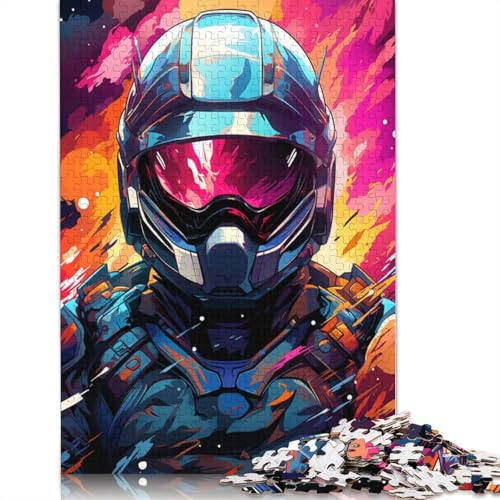 Puzzle mit 1000 Teilen Maskierter Ritter Puzzle für Erwachsene Holzpuzzle Lernspiel Herausforderungsspielzeug 1000 Teile (75 x 50 cm) von wuzihanptpt