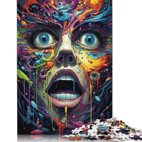 Puzzle mit 1000 Teilen böse Hexe Puzzle für Erwachsene Holzpuzzle Lernspiele Heimdekorationspuzzle. 1000 Teile (75 x 50 cm) von wuzihanptpt