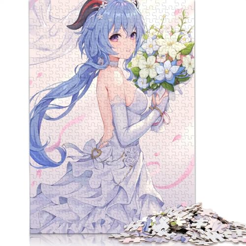 Puzzle mit 1000 Teilen für Erwachsene. Genshin Impact-Puzzles für Erwachsene. Holzpuzzles. Puzzle – anspruchsvolles Spiel 1000 Teile (75 x 50 cm). von wuzihanptpt