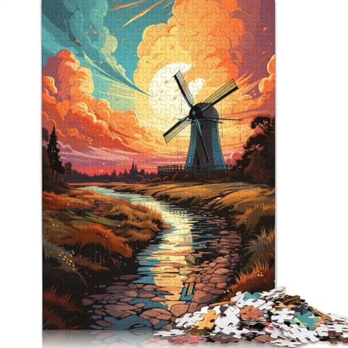 Puzzle mit 1000 Teilen schöne Fantasielandschaft Puzzle für Erwachsene Papierpuzzle Lernspiel Herausforderungsspielzeug 1000 Teile (38 x 26 cm) von wuzihanptpt