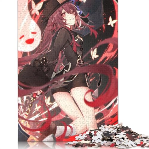 Puzzles für Genshin Impact 1000 Teile Papierpuzzle für Erwachsene und Kinder ab Jahren Unterhaltung 1000 Teile (38 x 26 cm) von wuzihanptpt