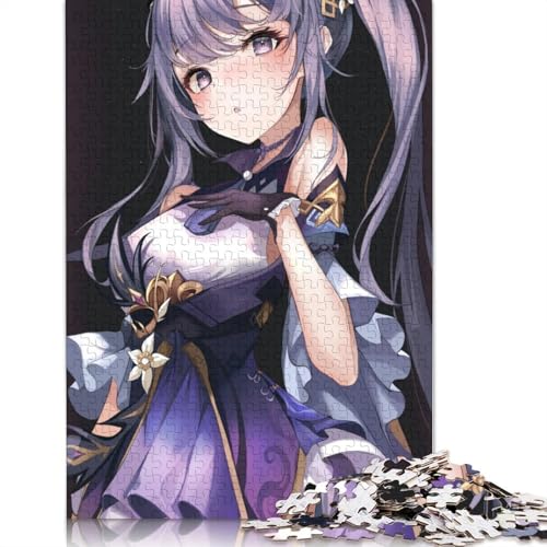 Puzzles für Genshin Impact 1000-teiliges Puzzle Holzpuzzle für Erwachsene und Kinder ab Jahren Unterhaltung 1000 Teile (75 x 50 cm) von wuzihanptpt