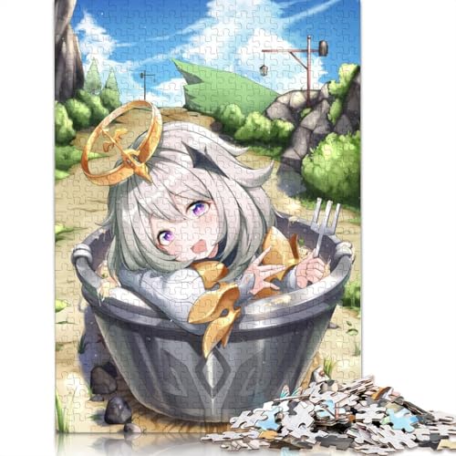 Puzzles für Genshin Impact 1000-teiliges Puzzle Holzpuzzle für Erwachsene und Kinder ab Jahren Unterhaltung 1000 Teile (75 x 50 cm) von wuzihanptpt