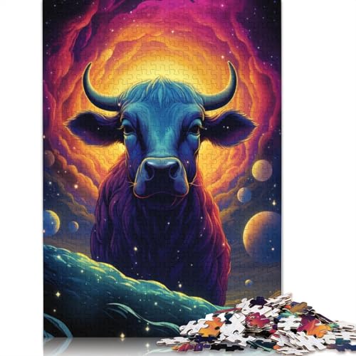 Puzzles für Symphony Cow 1000 Teile Papierpuzzle für Erwachsene und Kinder ab Jahren Unterhaltung 1000 Teile (38 x 26 cm) von wuzihanptpt
