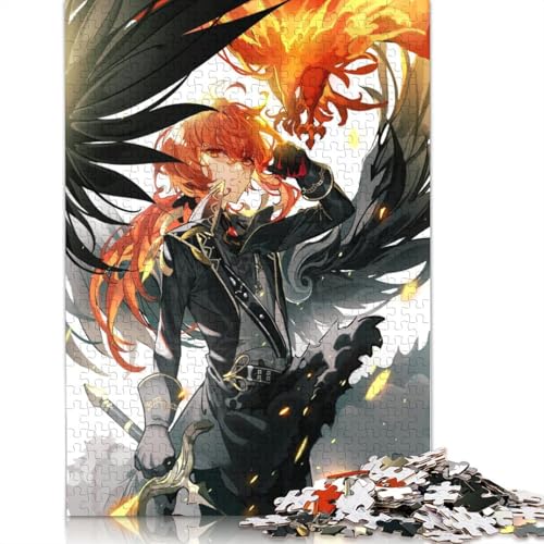 Puzzlespiel mit 1000 Teilen Genshin Impact Puzzle für Erwachsene Holzpuzzle Lernspiel Herausforderungsspielzeug 1000 Teile (75 x 50 cm) von wuzihanptpt