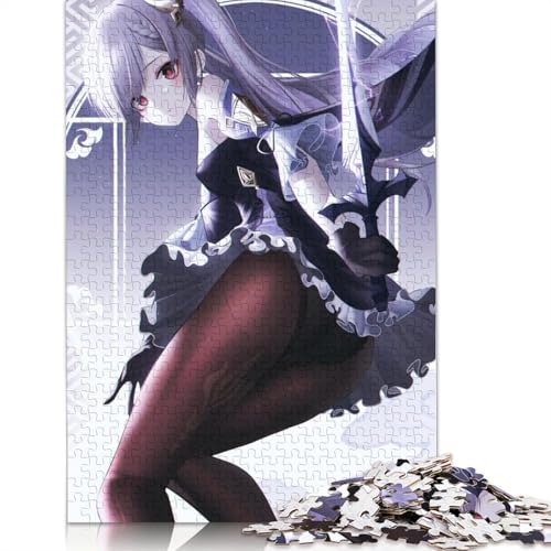 Puzzlespiel mit 1000 Teilen Genshin Impact Puzzle für Erwachsene Papierpuzzle Lernspiel Herausforderungsspielzeug 1000 Teile (38 x 26 cm) von wuzihanptpt
