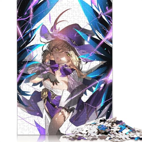 Puzzlespiel mit 1000 Teilen Genshin Impact Puzzle für Erwachsene Papierpuzzle Lernspiel Herausforderungsspielzeug 1000 Teile (38 x 26 cm) von wuzihanptpt
