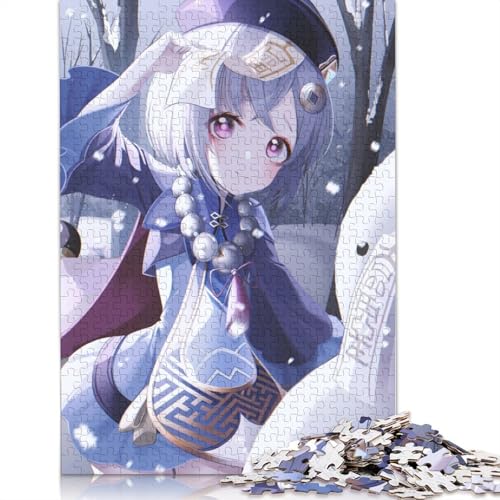 Puzzlespiel mit 1000 Teilen Genshin Impact Puzzle für Erwachsene Papierpuzzle Lernspiel Herausforderungsspielzeug 1000 Teile (38 x 26 cm) von wuzihanptpt
