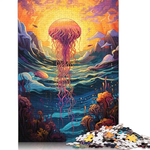 Puzzlespiel mit 1000 Teilen Tiere im Meer Puzzle für Erwachsene Holzpuzzle Heimdekoration 1000 Teile (75 x 50 cm) von wuzihanptpt
