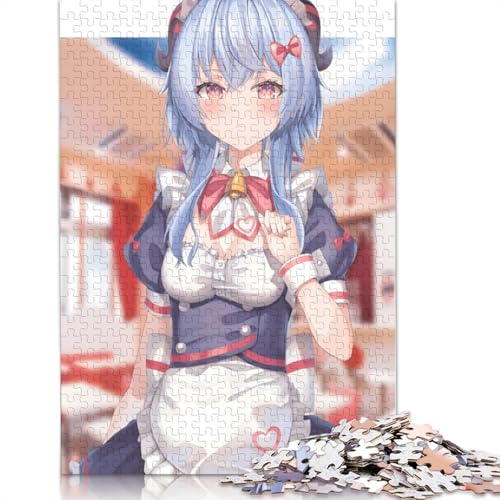 für Erwachsene Puzzle Genshin Impact Puzzles für Erwachsene 1000 Teile Papierpuzzles für Erwachsene und Kinder ab Alter Denksportspiel 1000 Teile (38x26cm) von wuzihanptpt