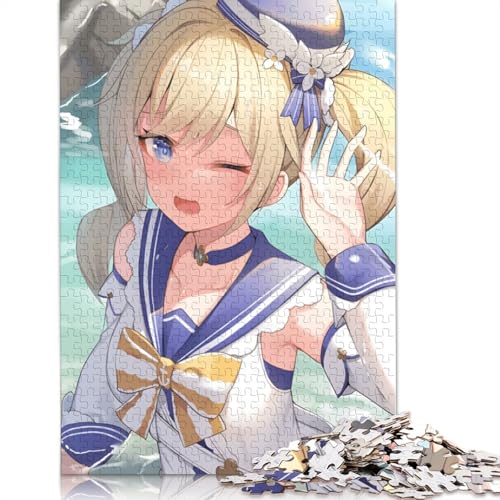 für Erwachsene Puzzle Genshin Impact Puzzles für Erwachsene 1000 Teile Papierpuzzles für Erwachsene und Kinder ab Alter Denksportspiel 1000 Teile (38x26cm) von wuzihanptpt