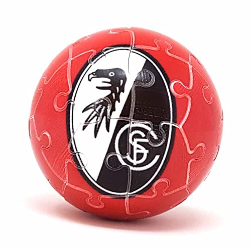 Windworks 5 cm Puzzleball 27 Teile Fußball Bundesliga mit Vereinslogo (SC Freiburg) von www.windworks.eu