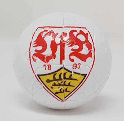 Windworks 5 cm Puzzleball 27 Teile Fußball Bundesliga mit Vereinslogo (VfB Stuttgart) von www.windworks.eu