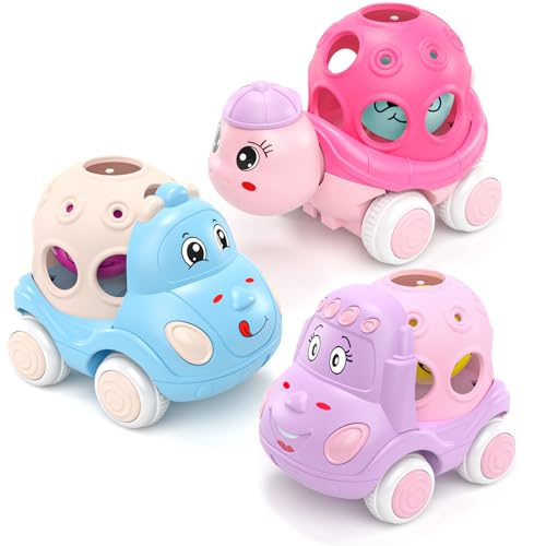 xFFFun Baby Mädchen Spielzeugautos, Rosa Auto Spielzeug für 6-12 Monate alte Babys, Rassel Push Cars für Kleinkind Mädchen, Rasseln für 6 7 8 9 10 11 Monate 1 Jahr alt Mädchen Geburtstagsgeschenke xFFFun Baby Mädchen Spielzeugautos, Rosa Auto Spielzeug für 6-12 Monate alte Babys, Rassel Push Cars für Kleinkind Mädchen, Rasseln für 6 7 8 9 10 11 Monate 1 Jahr alt Mädchen Geburtstagsgeschenke von xFFFun