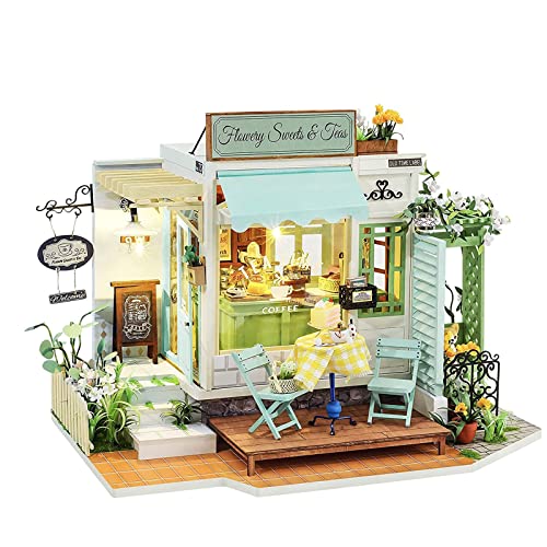 Neujahr DIY Miniatur Puppenhaus Spielzeug Möbel Puppenhäuser Spielzeug Für Kinder Geburtstagsgeschenke Kleine Häuser Modellbausätze Für Erwachsene Kleine Häuser von xbiez