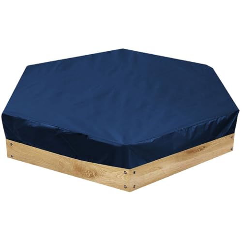 Tragbarer Sandkasten für Baby-Sandspielzeug, regenfest, sechseckig, für den Außenbereich, schlechtes Wetter, Sicherheits-Sandkasten von xbiez