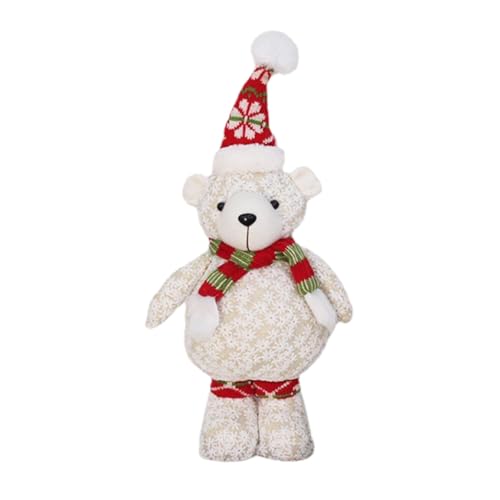 xbiez 15/16 Zoll Weihnachtsbär skandinavischer Eisbär für Puppe, Festival, Urlaub, Dekoration, Zuhause, Tischdekoration, Party-Requisiten xbiez 15/16 Zoll Weihnachtsbär skandinavischer Eisbär für Puppe, Festival, Urlaub, Dekoration, Zuhause, Tischdekoration, Party-Requisiten von xbiez