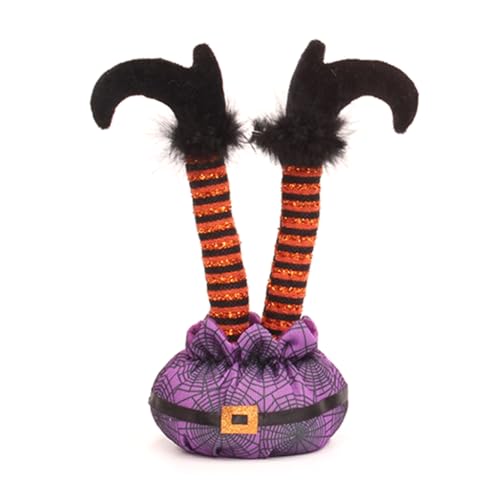 xbiez 27,9 cm große Halloween-Beine, skandinavischer Hexen-Handständer für Puppe, Festival, Urlaub, Dekoration, Zuhause, Tischdekoration, Party-Supp xbiez 27,9 cm große Halloween-Beine, skandinavischer Hexen-Handständer für Puppe, Festival, Urlaub, Dekoration, Zuhause, Tischdekoration, Party-Supp von xbiez