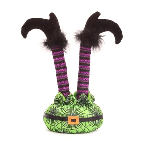 xbiez 27,9 cm große Halloween-Beine, skandinavischer Hexen-Handständer für Puppe, Festival, Urlaub, Dekoration, Zuhause, Tischdekoration, Party-Supp xbiez 27,9 cm große Halloween-Beine, skandinavischer Hexen-Handständer für Puppe, Festival, Urlaub, Dekoration, Zuhause, Tischdekoration, Party-Supp von xbiez