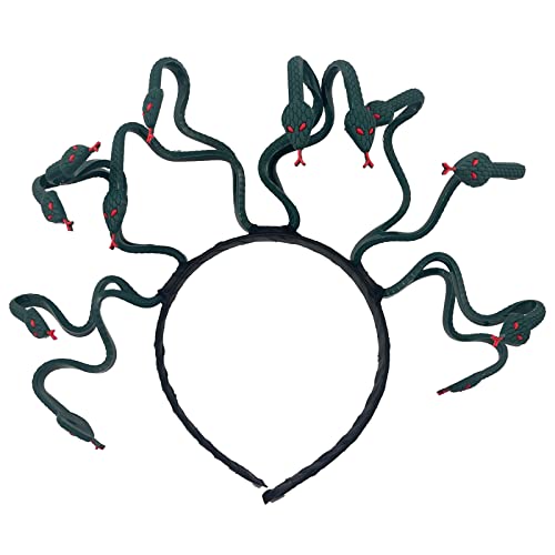 xbiez 3D Schlange Haarband Cosplay Party Kostüm Schlange Gorgon Stirnband Urlaub Masked Haarteil Kleidung Zubehör xbiez 3D Schlange Haarband Cosplay Party Kostüm Schlange Gorgon Stirnband Urlaub Masked Haarteil Kleidung Zubehör von xbiez