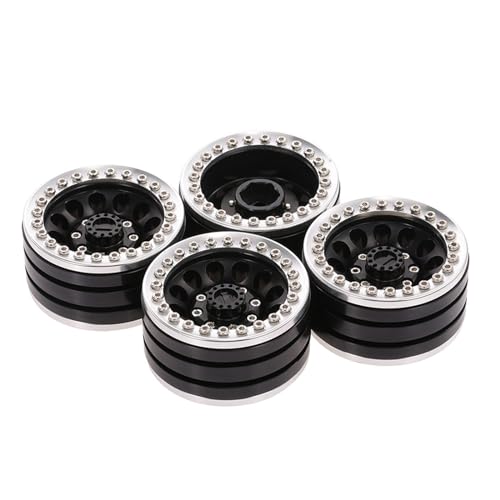 xbiez 4 Pieces/Set Metall Crawler Wheel Rims Crawler Wheel Felgen Für Fernbedienungsauto Modifizierterregelungssteuerungs Crawler Upgrade Vorräte von xbiez