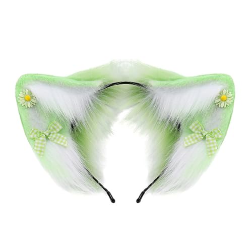 xbiez Cartoon Ohrform Haarreifen Haarhalter Rave Halloween Cosplay Party Kostüm Kopfbedeckung für Kinder Frauen von xbiez