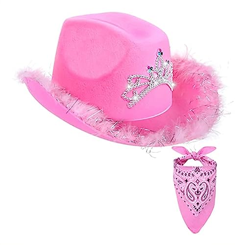 xbiez Cowboyhut, Brille, Bandana, Junggesellinnenabschied, Bandana, Cowgirl-Hut, Damen, Junggesellinnenabschied, Brautrequisiten, Cowgirl, Cosplay xbiez Cowboyhut, Brille, Bandana, Junggesellinnenabschied, Bandana, Cowgirl-Hut, Damen, Junggesellinnenabschied, Brautrequisiten, Cowgirl, Cosplay von xbiez