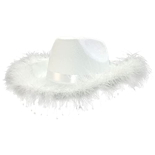 xbiez Cowboymütze, Western-Cowgirl-Hut für Damen und Mädchen, Foto-Requisiten, Quasten, Brauthüte für Party xbiez Cowboymütze, Western-Cowgirl-Hut für Damen und Mädchen, Foto-Requisiten, Quasten, Brauthüte für Party von xbiez