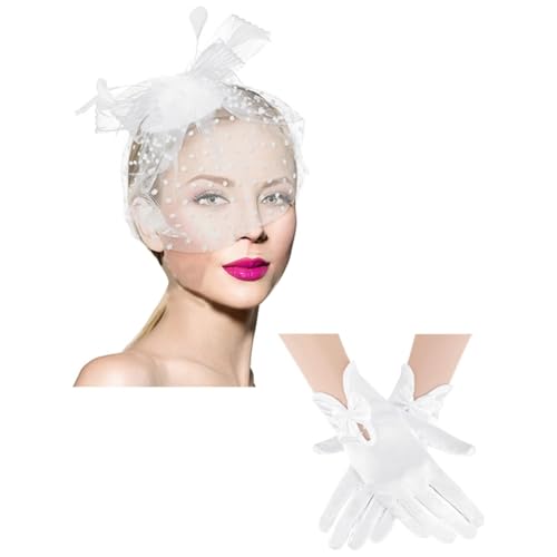 xbiez Eleganter Spitzen-Kopfschmuck, Halloween-Haarbänder, Persönlichkeit, ausgestellte Kopfbedeckung für Bälle und Themen-Fotoshootings von xbiez