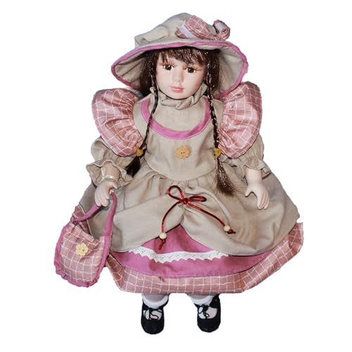 xbiez Elegantes Viktorianisches Porzellan Mit Prinzessinnenkleid Heimdekoration 45 cm Große Reborns Für Kinder Mit Kleidung Für Mädchen Vintage Porzellan von xbiez
