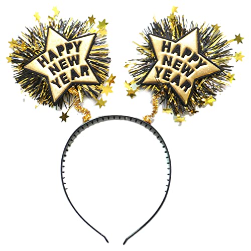 xbiez Girlande Neujahr Pailletten Stirnband Stern 2023 Haarband für Make-up Waschen Gesicht Kostüm Haarschmuck Golden Silber xbiez Girlande Neujahr Pailletten Stirnband Stern 2023 Haarband für Make-up Waschen Gesicht Kostüm Haarschmuck Golden Silber von xbiez