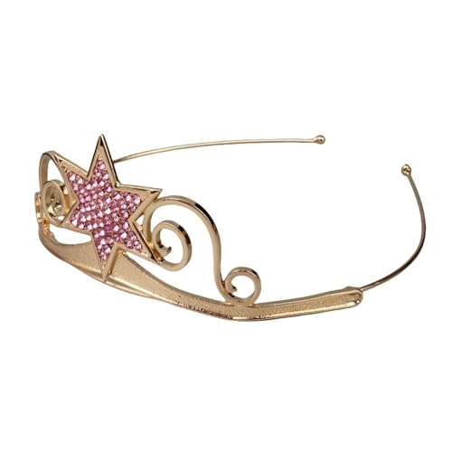 xbiez Haarreif für Mädchen, glitzernde Kronen für Königin, Geburtstag, robuste Stirnbänder, Foto-Requisiten, elegante Kostüm-Kopfbedeckung, Damen-Haarschmuck von xbiez