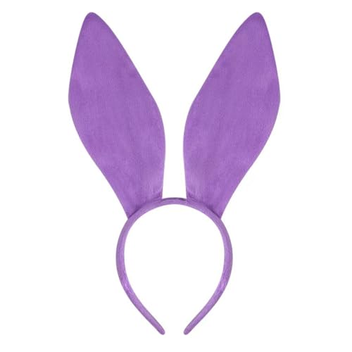 xbiez Hasen-Cosplay-Make-up-Stirnband, süßes langes Ohr, Oster-Kopfbedeckung, Haarbänder, Verkleidung, Haarbänder, Geburtstagsparty xbiez Hasen-Cosplay-Make-up-Stirnband, süßes langes Ohr, Oster-Kopfbedeckung, Haarbänder, Verkleidung, Haarbänder, Geburtstagsparty von xbiez