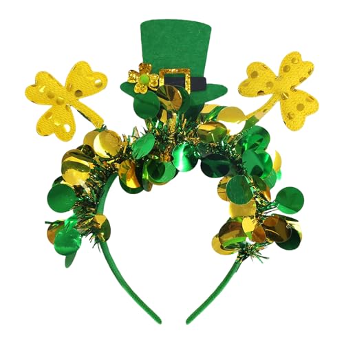 xbiez Irisches Festival-Stirnband mit grünen Partystreifen, lustiges Haar-Accessoire für Patrick's Day xbiez Irisches Festival-Stirnband mit grünen Partystreifen, lustiges Haar-Accessoire für Patrick's Day von xbiez