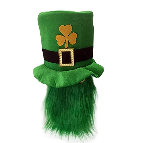 xbiez Koboldmütze, grüner Zylinderhut mit Bart St. Patricks Day Koboldhut Geschenke Urlaub Karneval Party St. Patricks Day xbiez Koboldmütze, grüner Zylinderhut mit Bart St. Patricks Day Koboldhut Geschenke Urlaub Karneval Party St. Patricks Day von xbiez