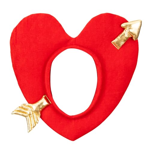 xbiez Lustiger Liebesherzhut Für Erwachsene Valentiner Party Dress Up Maskerade Party Accessoires Stage Requisiten Kopfbedeckung von xbiez