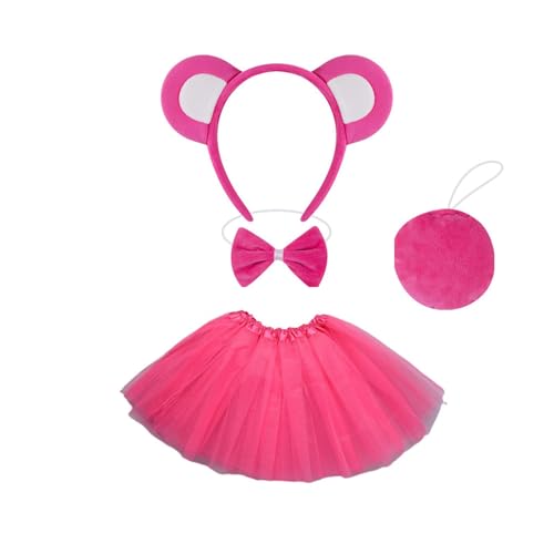 xbiez Modischer Haarreif mit Bärenohren, für Partys und Cosplay, Halloween-Kostüm, Requisiten, leichtes Accessoire für Erwachsene und Kinder von xbiez