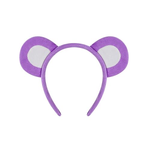 xbiez Modischer Haarreif mit Bärenohren, für Partys und Cosplay, Halloween-Kostüm, Requisiten, leichtes Accessoire für Erwachsene und Kinder von xbiez