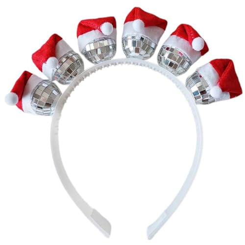 xbiez Reflektierendes Stirnband mit Ohrringen, modische Kopfbedeckung, Kostüm, Kopfbedeckung, Party-Zubehör für Damen xbiez Reflektierendes Stirnband mit Ohrringen, modische Kopfbedeckung, Kostüm, Kopfbedeckung, Party-Zubehör für Damen von xbiez