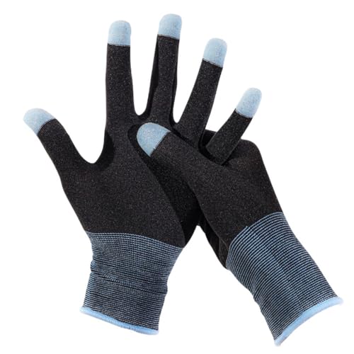 xbiez Schweißfeste Fingerhülle für mobiles Spiel, Fünf-Finger-Abdeckung, atmungsaktiv, Gaming-Controller, Sensitive Touch, Gaming-Handschuhe, 2 Stück xbiez Schweißfeste Fingerhülle für mobiles Spiel, Fünf-Finger-Abdeckung, atmungsaktiv, Gaming-Controller, Sensitive Touch, Gaming-Handschuhe, 2 Stück von xbiez