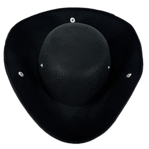 xbiez Tricorne Hat Black Captain Caps für Halloween Rollenspiel Kopfbedeckung Lustiger Piratenhut für Bühnenkünstler xbiez Tricorne Hat Black Captain Caps für Halloween Rollenspiel Kopfbedeckung Lustiger Piratenhut für Bühnenkünstler von xbiez