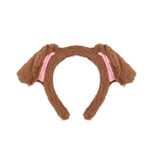 xbiez Welpen-Cosplay-Make-up-Stirnband, süße pelzige Kopfbedeckung, Haarbänder, Kopfbedeckung, Pompons, Haarbänder, Geburtstagsparty xbiez Welpen-Cosplay-Make-up-Stirnband, süße pelzige Kopfbedeckung, Haarbänder, Kopfbedeckung, Pompons, Haarbänder, Geburtstagsparty von xbiez