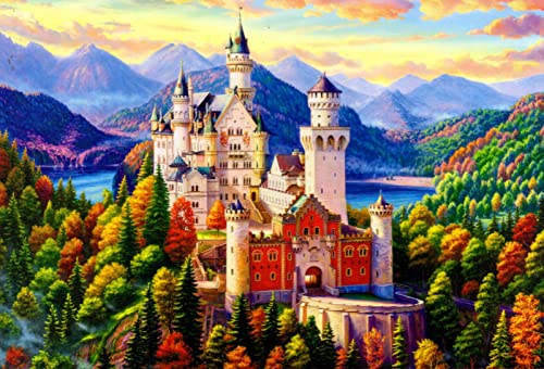Castle in the Mountains Puzzles für Kinder und Erwachsene, 500 Teile, lustige Lernspiele, Geburtstagsgeschenk, Kunst, Heimdekoration, Größe 50,1 x 38,1 cm Castle in the Mountains Puzzles für Kinder und Erwachsene, 500 Teile, lustige Lernspiele, Geburtstagsgeschenk, Kunst, Heimdekoration, Größe 50,1 x 38,1 cm von xiangtanxianyuyuhaohuazhuangpin?
