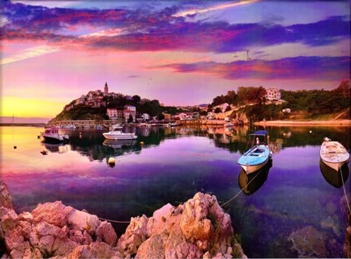 Kvarner Bay Croatia Puzzle, 500 Teile für Kinder und Erwachsene, lustige Lernspiele, Geburtstagsgeschenk, Kunst, Heimdekoration, Größe 50,8 x 38,1 cm Kvarner Bay Croatia Puzzle, 500 Teile für Kinder und Erwachsene, lustige Lernspiele, Geburtstagsgeschenk, Kunst, Heimdekoration, Größe 50,8 x 38,1 cm von xiangtanxianyuyuhaohuazhuangpin?