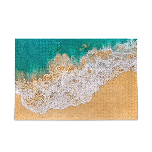 Schönes Sandstrandpuzzle mit türkisem Meer für Kinder und Erwachsene, 1000 Teile, lustige Lernspiele, Geburtstagsgeschenk, Kunst, Heimdekoration, Größe 29,5 x 20 cm Schönes Sandstrandpuzzle mit türkisem Meer für Kinder und Erwachsene, 1000 Teile, lustige Lernspiele, Geburtstagsgeschenk, Kunst, Heimdekoration, Größe 29,5 x 20 cm von xiangtanxianyuyuhaohuazhuangpin?