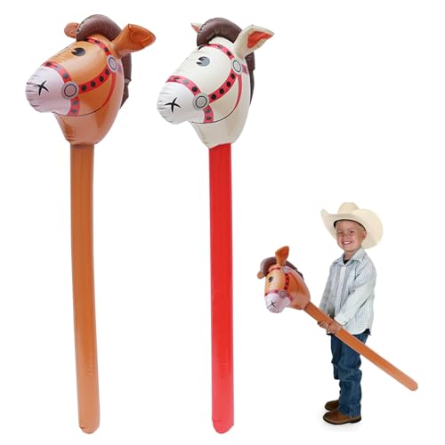 xianshi 2 Stück Hobby Horse,Steckenpferd,für Kinder Pferde,Stockpferd Aufblasbaren Aufblasbares,Hors Bastelset Hobbyhorse,Horsing Pferd Pferdekopf,Pferdespielzeug Steckenpferde (Beige, Brown) xianshi 2 Stück Hobby Horse,Steckenpferd,für Kinder Pferde,Stockpferd Aufblasbaren Aufblasbares,Hors Bastelset Hobbyhorse,Horsing Pferd Pferdekopf,Pferdespielzeug Steckenpferde (Beige, Brown) von xianshi