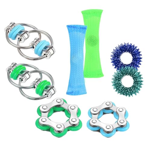 8 Pcs Fidget Spielzeug Pack,Skills Borderline,Autismus Spielzeug,Autistische ADHD Kinder,Skills Set zur Stressbewältigung und Konzentrationssteigerung Stress Relief Anti Angst Sensory Toys von xianshi